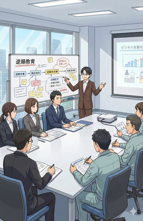 【コンサルの現場から】「逆順教育」って何ですか？
