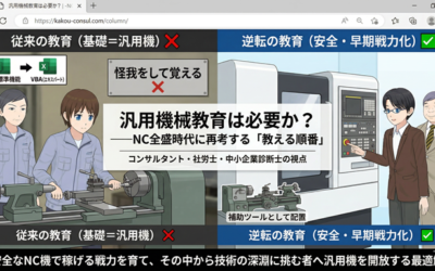 汎用機械教育は必要か？ ——NC全盛時代に再考する「教える順番」